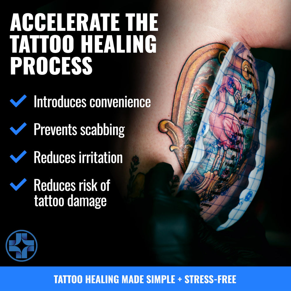 Saniderm Flex latex-free bandage minimizes irritation during healing.