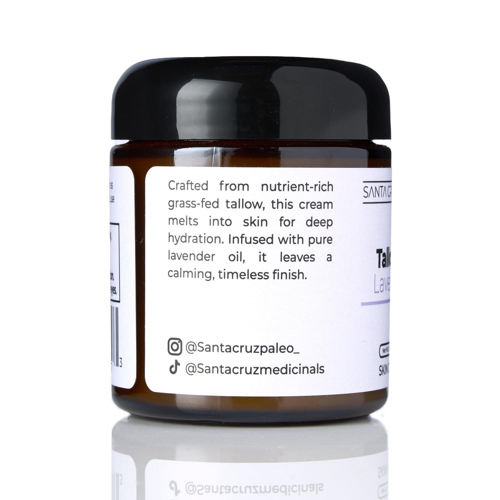Santa Cruz Paleo minimalist ingredients label emphasizing clean paleo skincare.