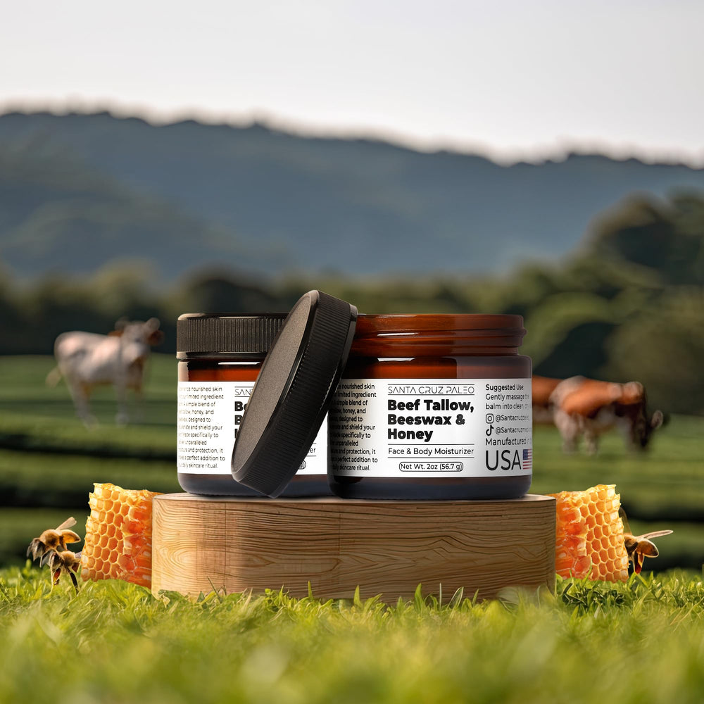 Santa Cruz Paleo unscented moisturizer ideal for sensitive skin on face and body.