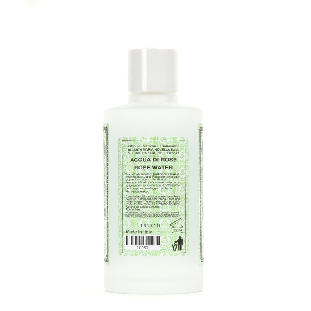 Santa Maria Novella Rose Water rose bloom highlighting May rose scent and purity.
