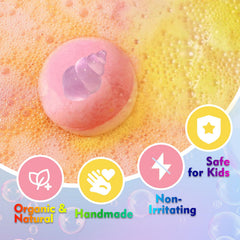 Santrela gift boxed bath bombs provide a ready made kids gift option.