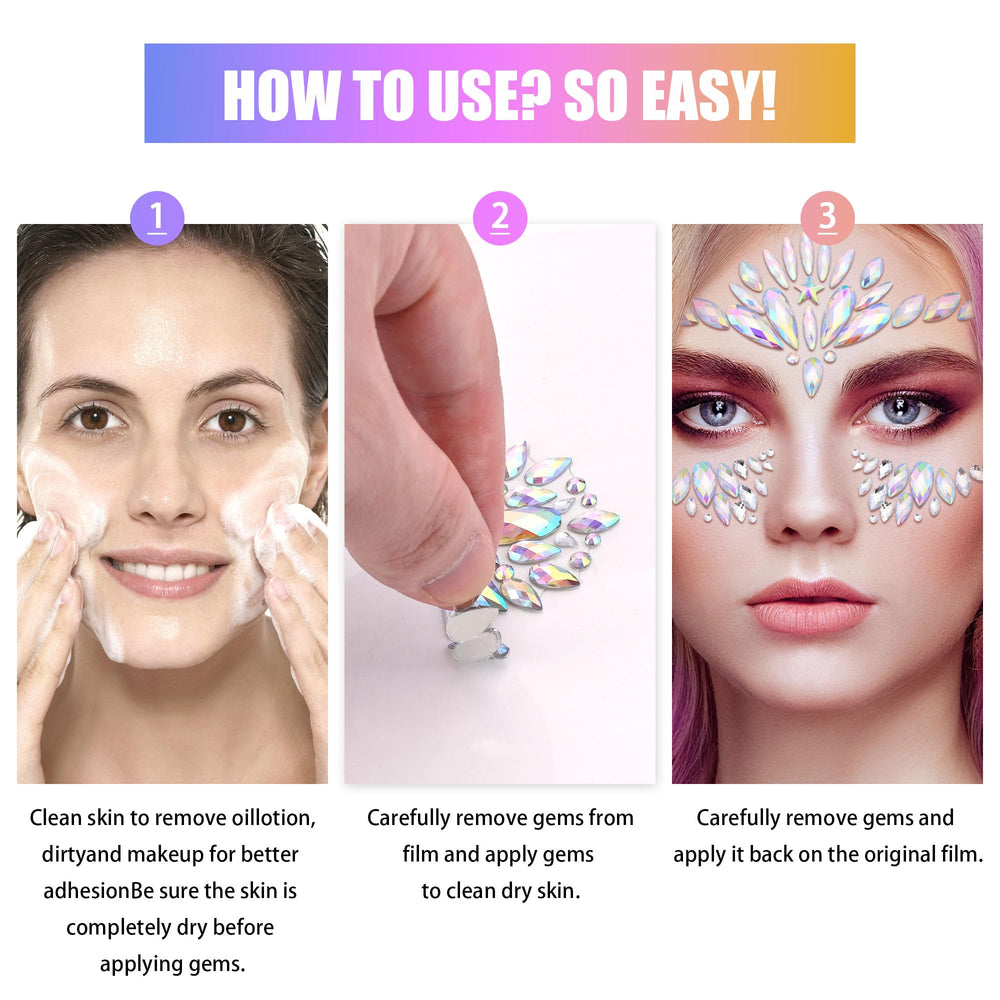 SAOROPEB Party-ready gems for festivals, carnivals, and pool parties