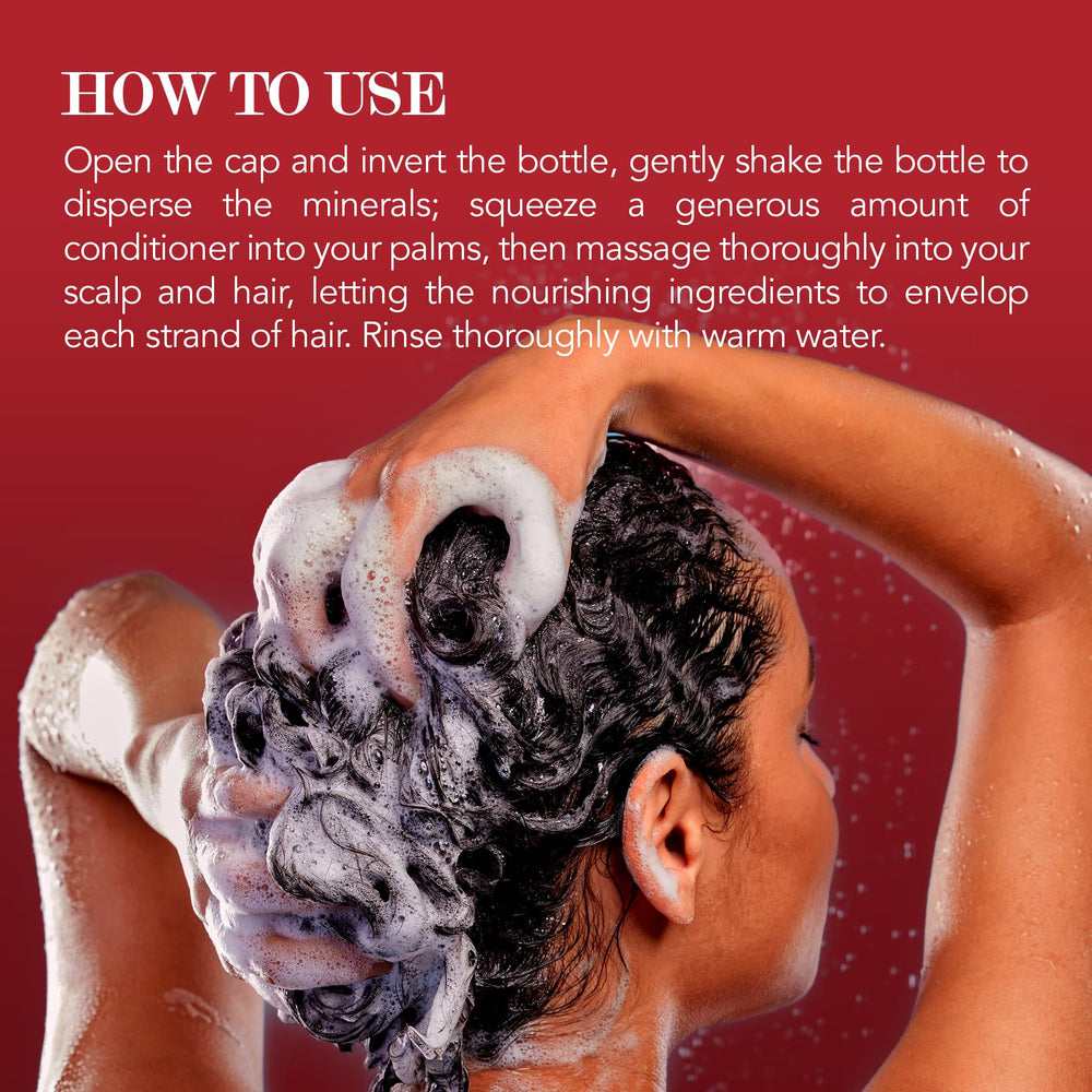 Saphira Divine Curls Conditioner packaging on bathroom shelf
