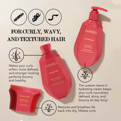 Saphira Divine Curls Mud jar for clarifying detox and softening curls