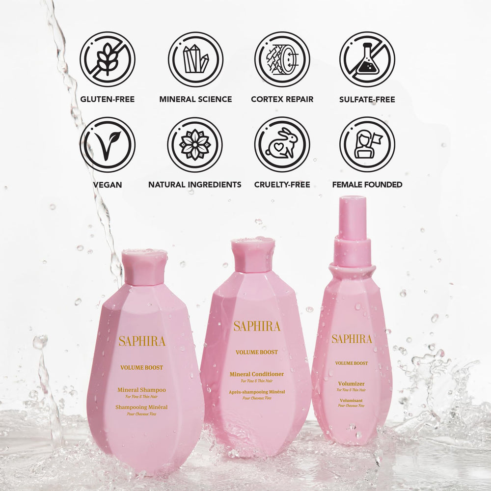 Saphira hair-after-wash volume with soft bounce