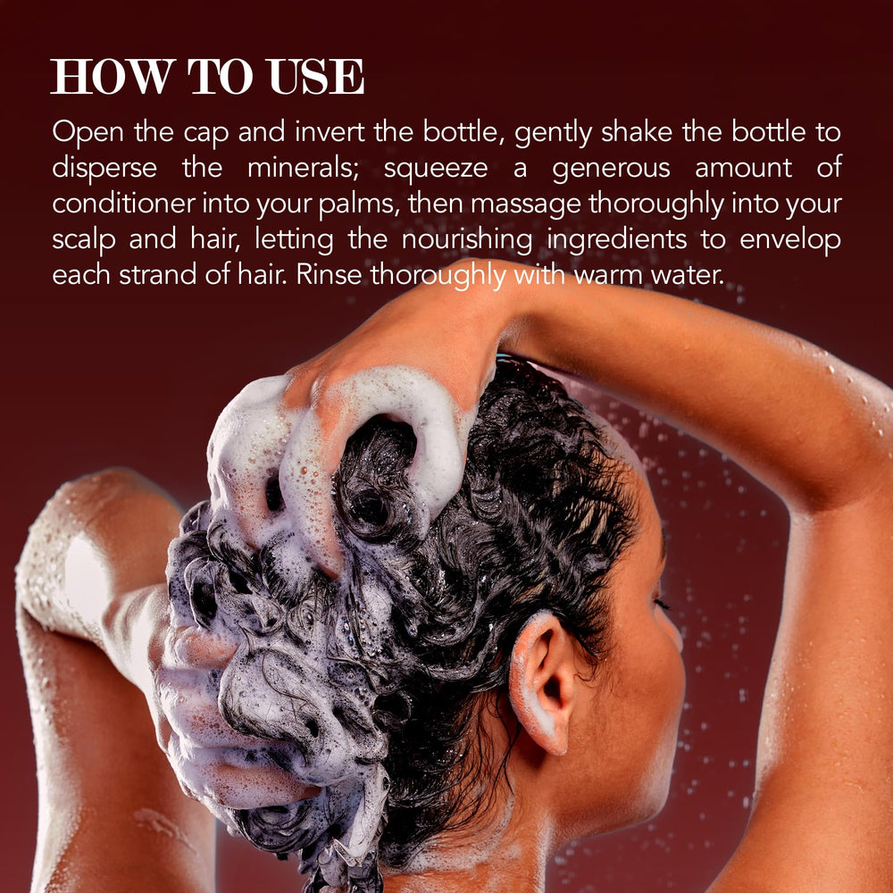 Close-up of creamy texture from Saphira Healing Repair Conditioner