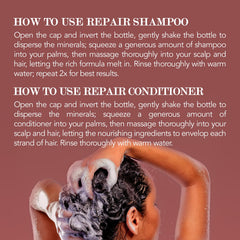 Saphira Mineral Moisture Shampoo label detail emphasizing minerals
