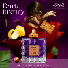 Sapil Elixir of Dubai box presents a gift-ready presentation for special occasions.
