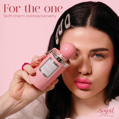 Sapil Naughty Vanilla Oud packaging displays 100 ml size