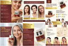 Product presented on a vanity, evoking confident, radiant skin potential.