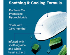 Travel-friendly Sarna Calm + Cool lotion packaging for outdoors