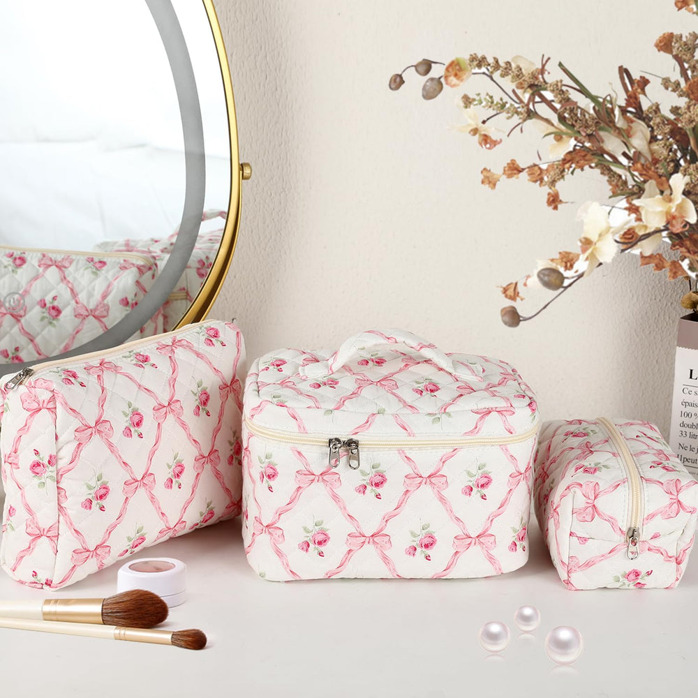 Sarrany travel makeup bag keeps your essentials secure in bags or purses.