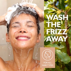 Bottle being poured from Saryna Key for easy cleansing.