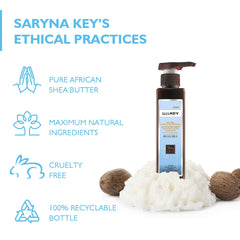 Saryna Key Mixed Shea 80/20 pump dispenser for easy daily use.