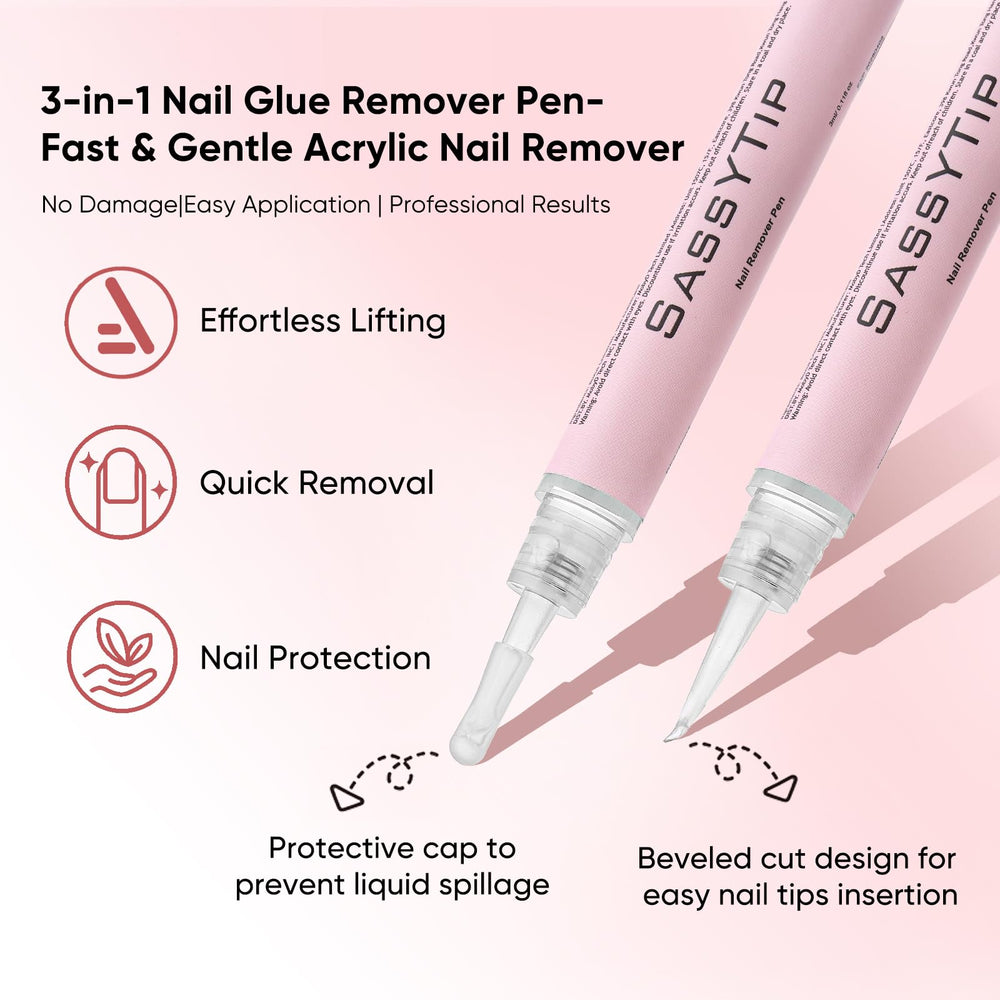 SASSYTIP damage-free removal avoids scraping or filing