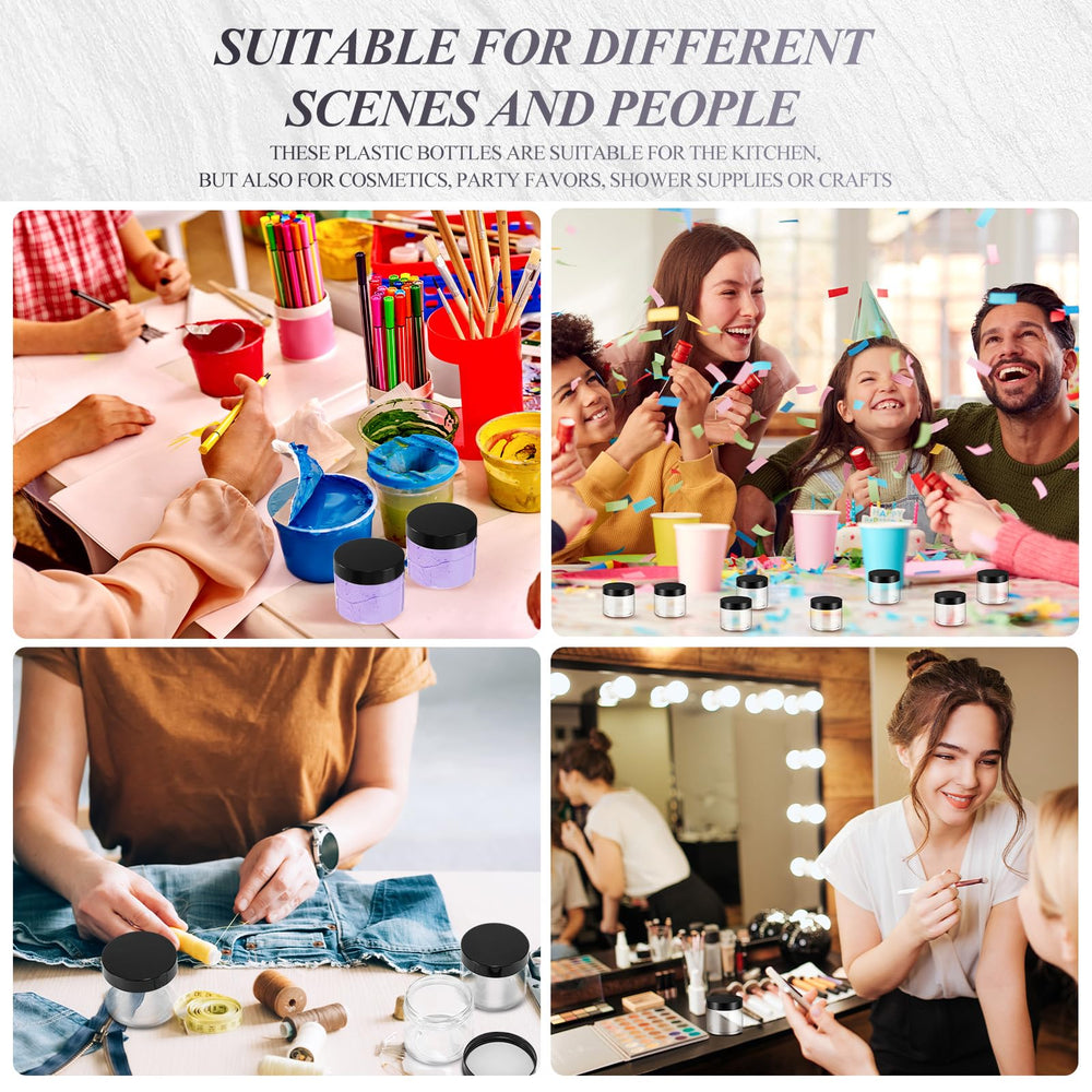 Satinior DIY craft and beauty storage jars for home organization