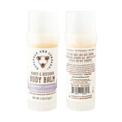 Savannah Bee Company Rosemary Lavender Body Balm rich beeswax and cocoa butter nourishes skin.