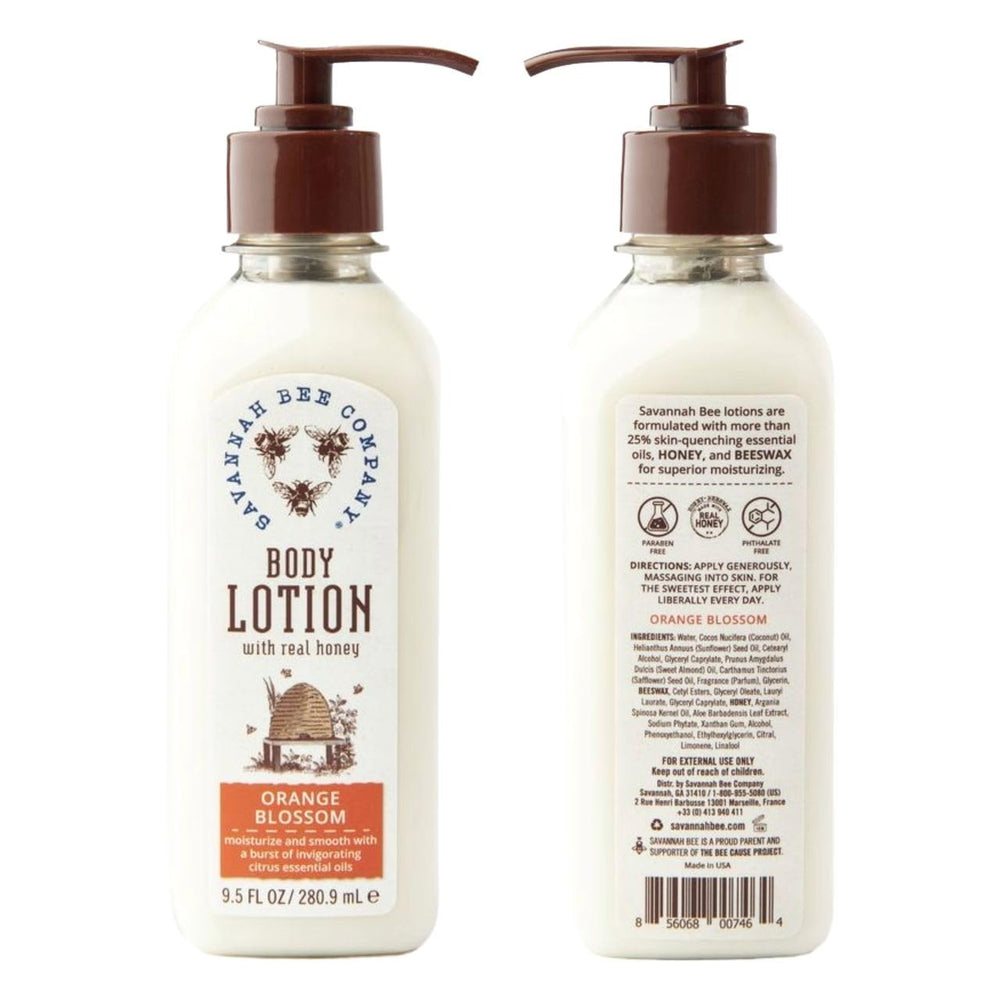 Savannah Bee Company Honey Body Lotion cruelty-free packaging highlights ethical, sustainable skincare