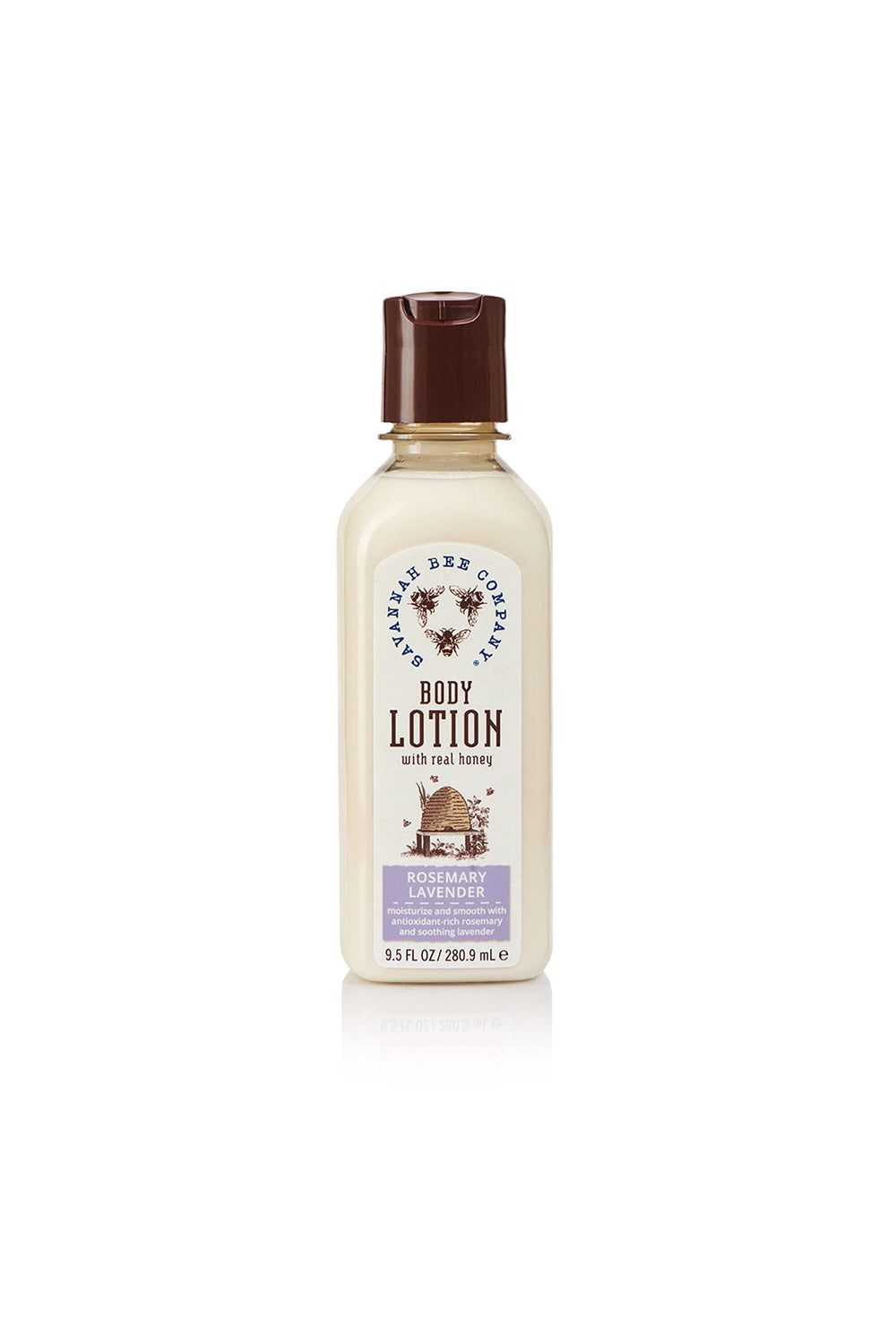 Savannah Bee Honey Body Lotion rosemary lavender bottle for daily hydration