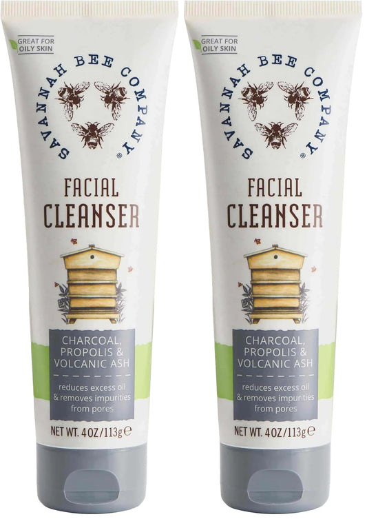 Savannah Bee Propolis Extract cleanser bottle pour for daily pore cleansing.