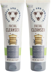 Savannah Bee Propolis Extract cleanser bottle pour for daily pore cleansing.