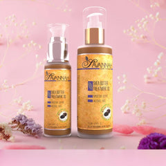 Savannah Hair Therapy Oil with keratin boosts strand strength during styling
