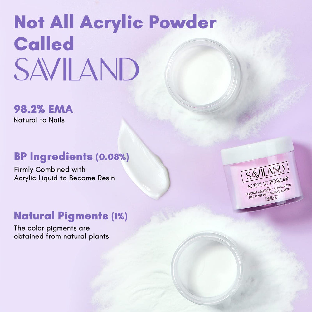 SAVILAND 60ml acrylic liquid monomer for smooth bead work.