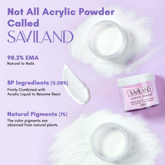 SAVILAND 60ml acrylic liquid monomer for smooth bead work.