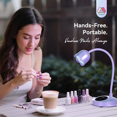 SAVILAND compact design with portable form factor suitable for on-the-go nail art