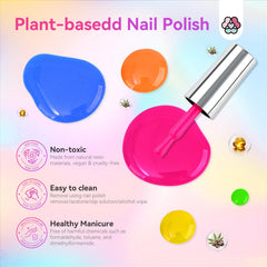 SAVILAND air-drying swatches illustrate quick 1–2 minute nail-dry time