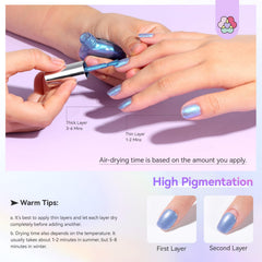 SAVILAND chip-resistant formula keeps nails glossy for days