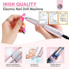 SAVILAND cordless nail drill operates quietly for calm salon sessions.