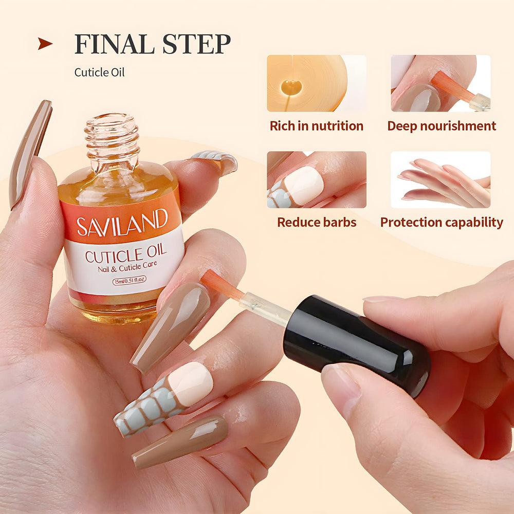 SAVILAND cuticle oil 15ml bottle to nourish cuticles and nails