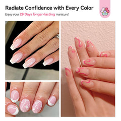 SAVILAND dip top liquid close-up delivers glossy, lightweight finish.