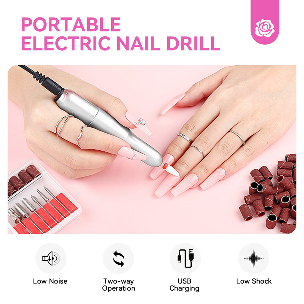 SAVILAND electric nail drill kit for surface prep and cleanup