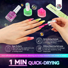 SAVILAND fast-drying formula dries quickly without a lamp.