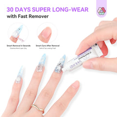 SAVILAND Fast Remover dissolves glue quickly for easy transitions without damage.