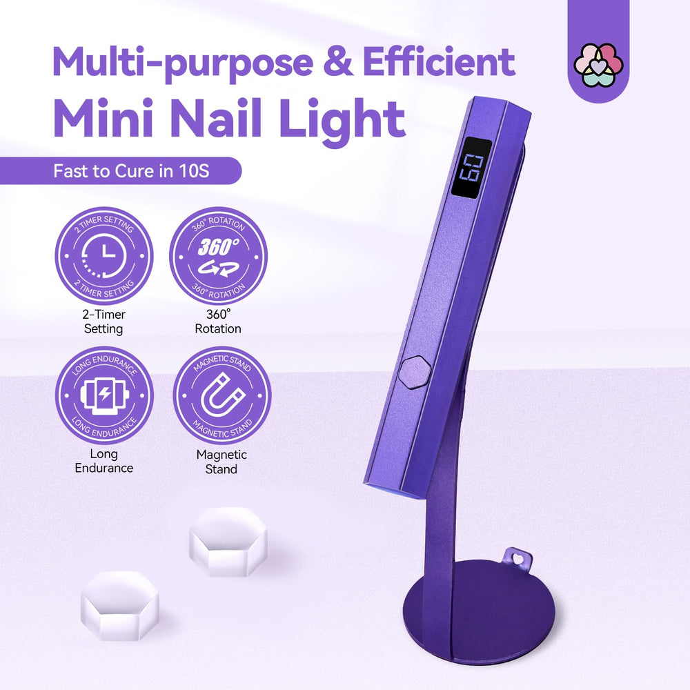 SAVILAND gel nail lamp USB powered for convenient charging