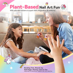 SAVILAND Glamkids castor oil-enriched polish for mild care during wear.