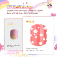 Beautifully packaged SAVILAND nails, ready gift for birthdays and holidays.
