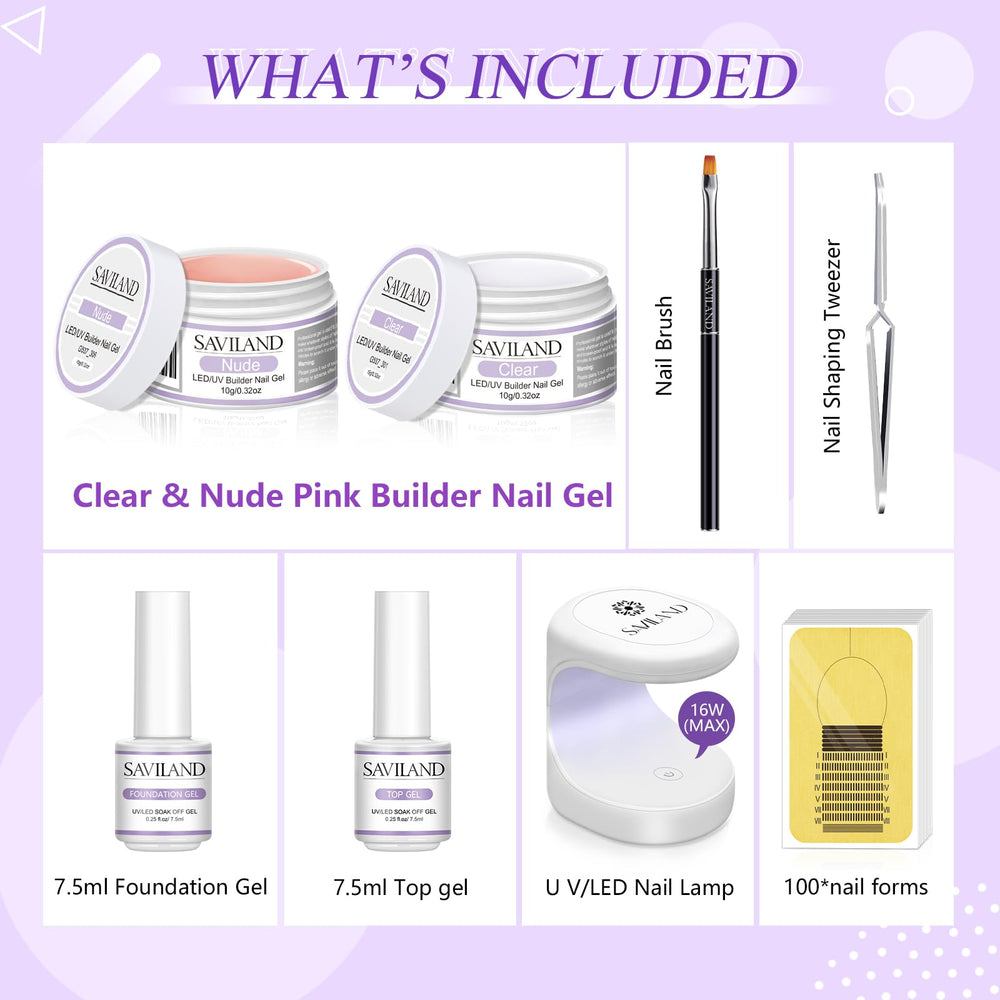 SAVILAND mini UV LED lamp for fast curing during DIY manicures