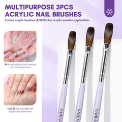 SAVILAND nail forms image 100 pieces for consistent length and shape