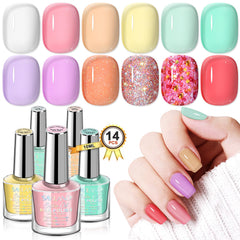 SAVILAND Quick-Dry base and top coat for long-lasting color on nails