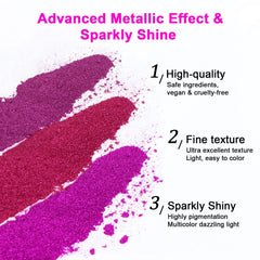Saviland nail powder with sponge sticks enables smooth, even color application.