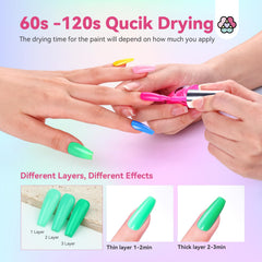 SAVILAND neon colors inspire creative nail art and playful spring looks.