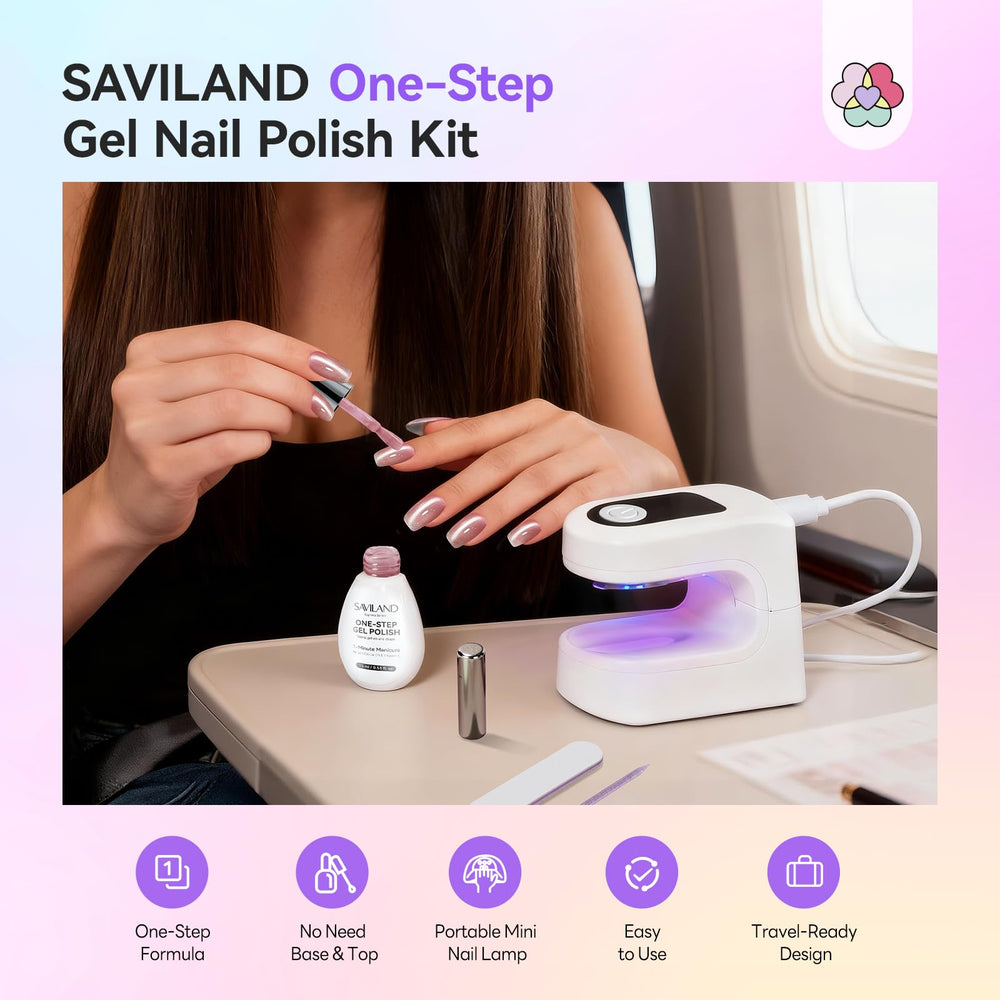 SAVILAND One-Step application bottle demonstrates simplicity and quick color build.