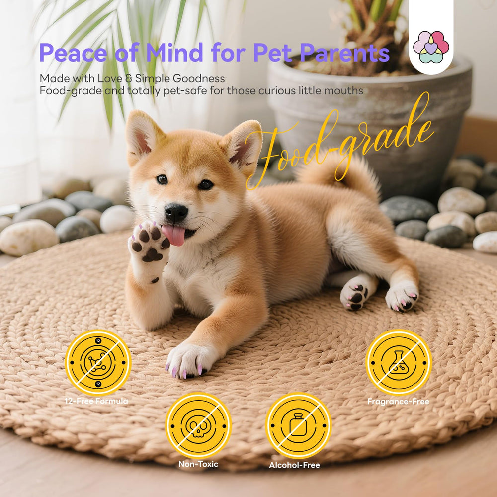 SAVILAND pet-safe non-toxic formula suitable for gentle nail art on pets.