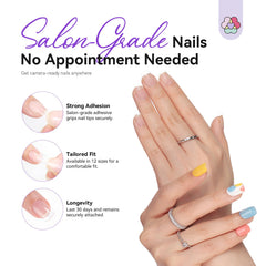 SAVILAND PMMA tips with slim edges for comfortable wear