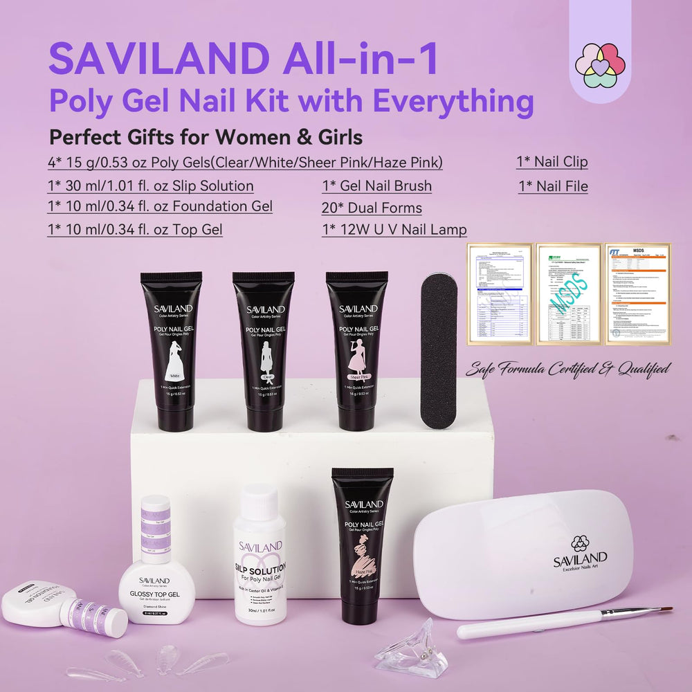 SAVILAND UV lamp setup enabling quick, salon-quality curing at home.