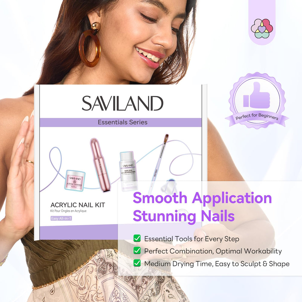 SAVILAND sculpt nails art extension session showcasing versatile DIY design